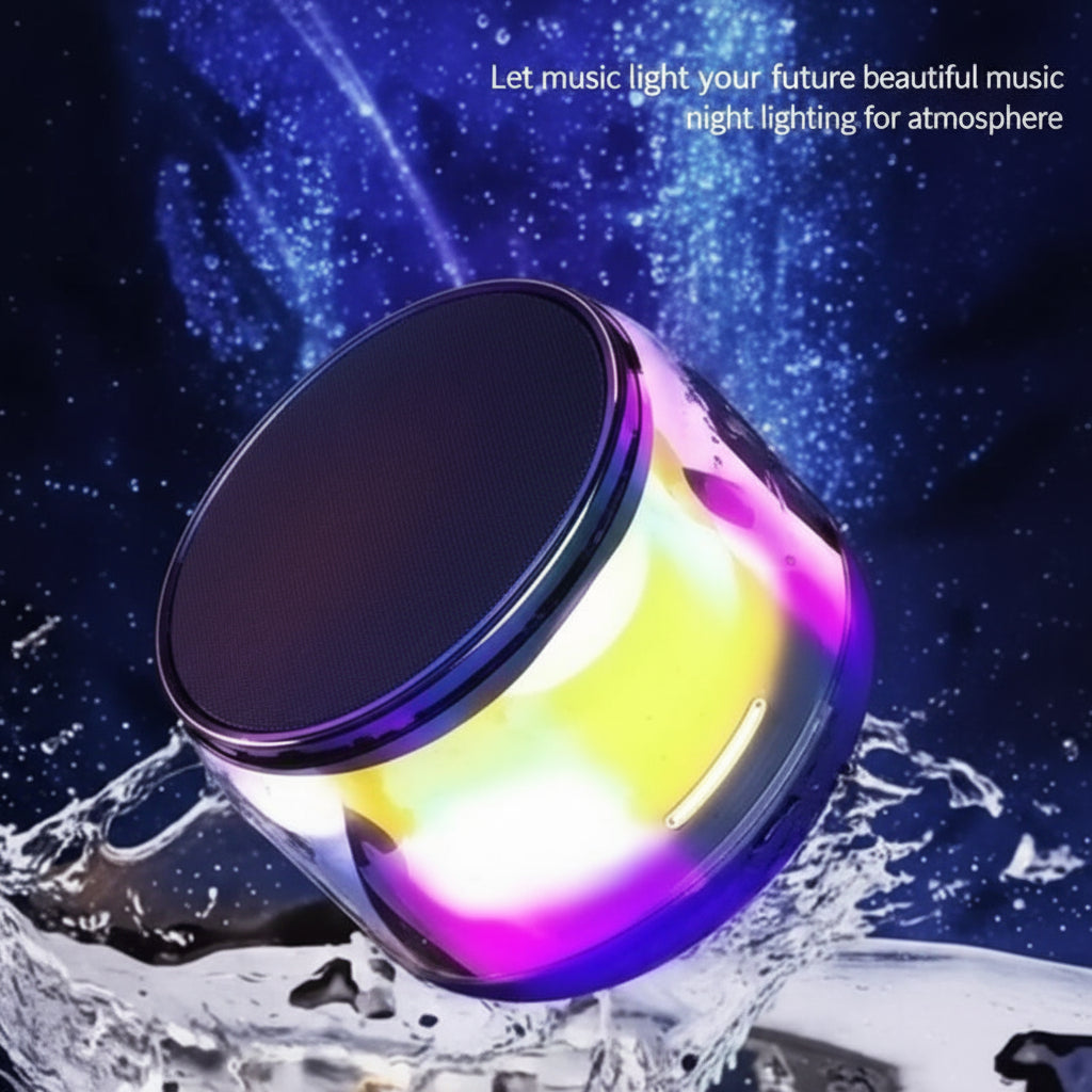 Mini Portable Bluetooth Speaker – Wireless LED TWS Subwoofer with Deep Bass & Stereo Sound