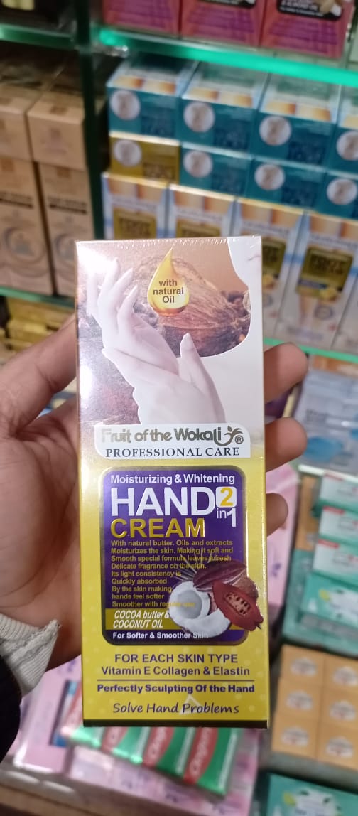 Fruit of the Wokali Smooth Moisturizing Hand Cream 130ml – Cocoa Butter & Coconut Oil