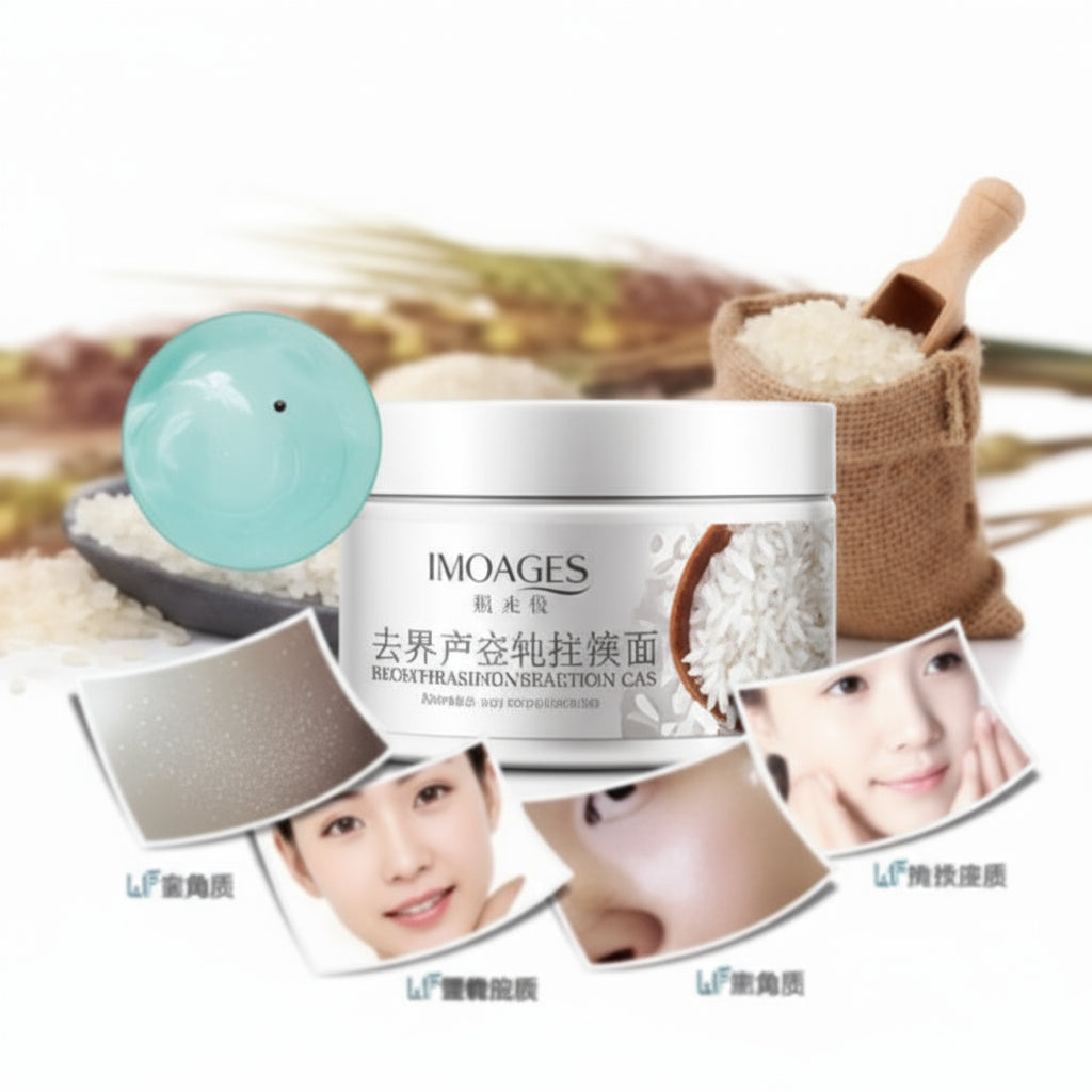 Bioaqua Brightening & Exfoliating Rice Gel Face Scrub – Deep Cleansing & Smooth Skin (140ml)