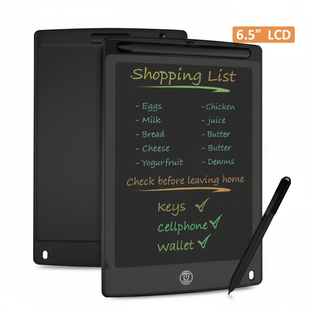 Hardbound 8.5-Inch LCD Writing Pad – Reusable Digital Drawing & Writing Tablet