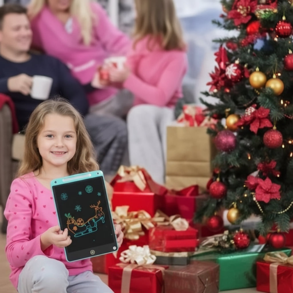 Hardbound 8.5-Inch LCD Writing Pad – Reusable Digital Drawing & Writing Tablet