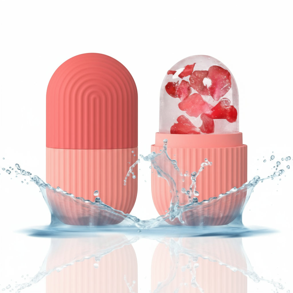 Reusable Silicone Ice Roller Cube – Facial Massage & Skin Tightening Tool